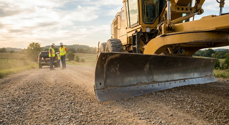 Grader blade for rural road contracting crews