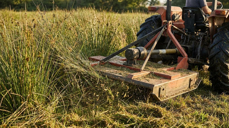 Slashers for clearing long grass and rushes