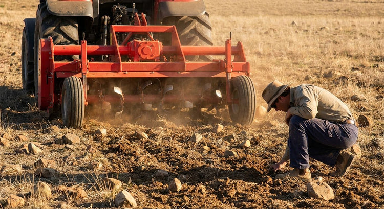 Choosing a stone burier for rocky paddocks