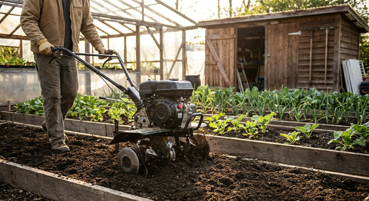 Cultivators for market garden bed prep