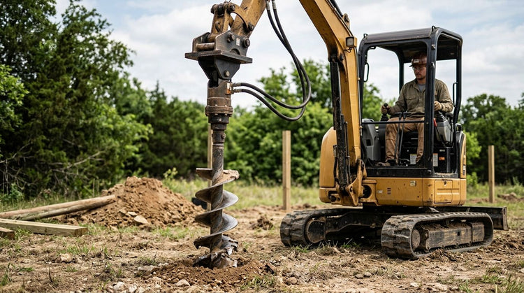 Best excavator augers for post hole work 2026