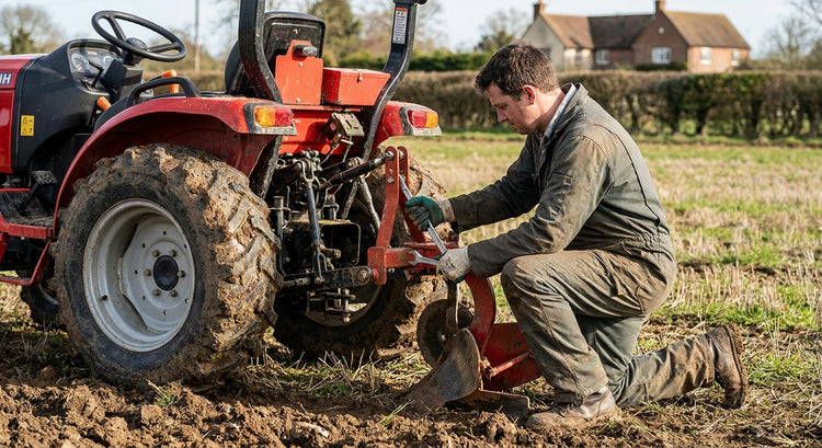 How to set up a plough for your compact tractor