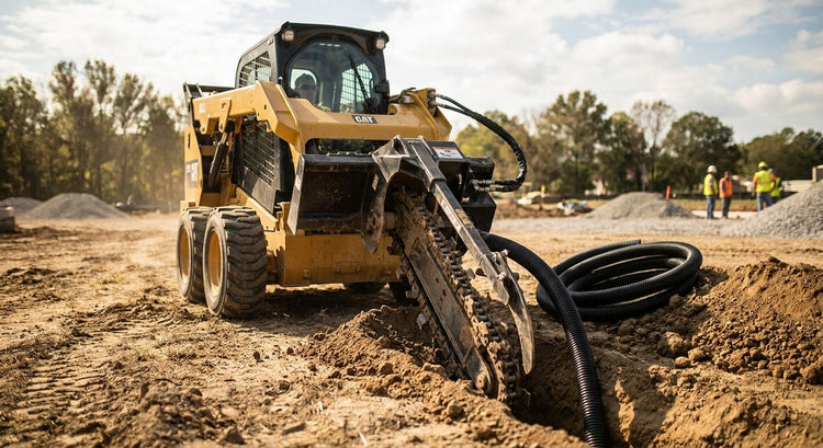 Best skid steer trencher for laying underground pipe