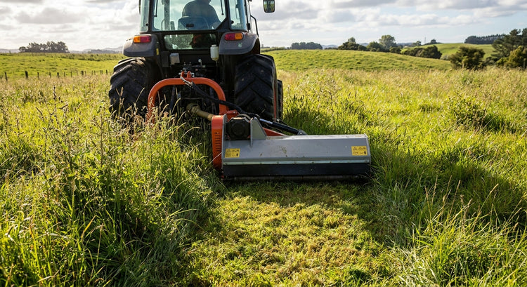Flail mowers for lifestyle block pasture topping