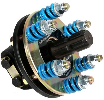 PTO Slip Clutch 80HP, 6", 1-3/8" x 6 Spline