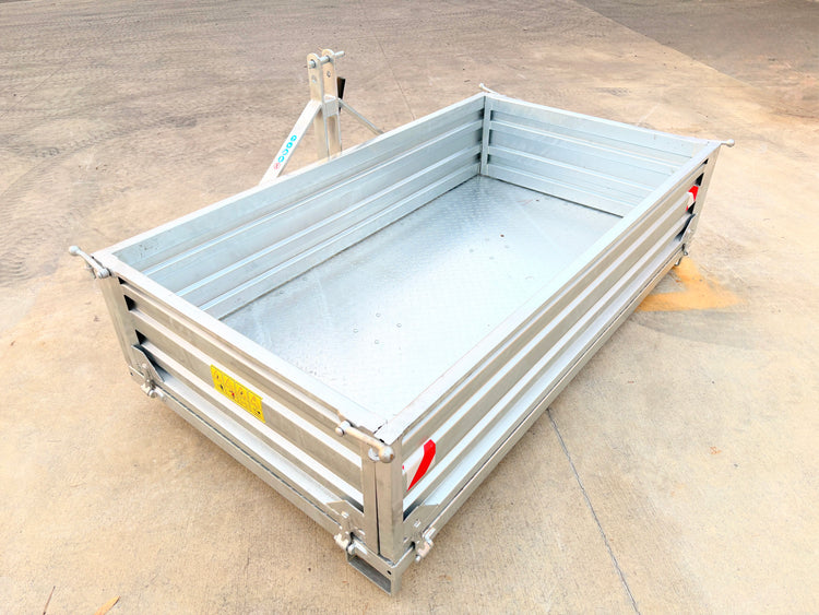 Novaquip Tipping Transport Box 2.0m – Galvanised
