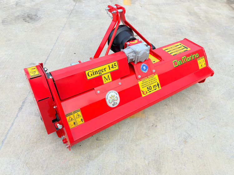 Del Morino Ginger 1.45 Mulching Flail Mower for Sub Compact Tractors