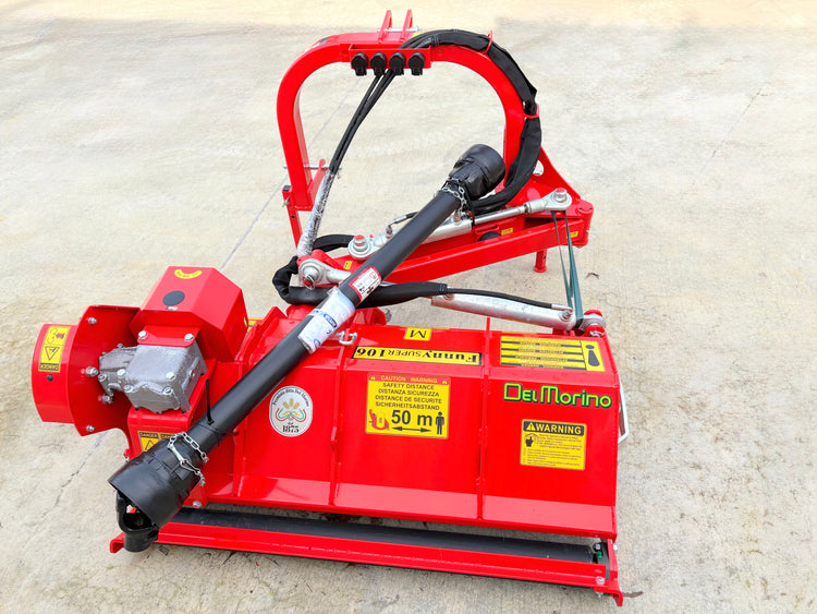 Del Morino Funny Super 106 Verge Mower for sub compact tractors