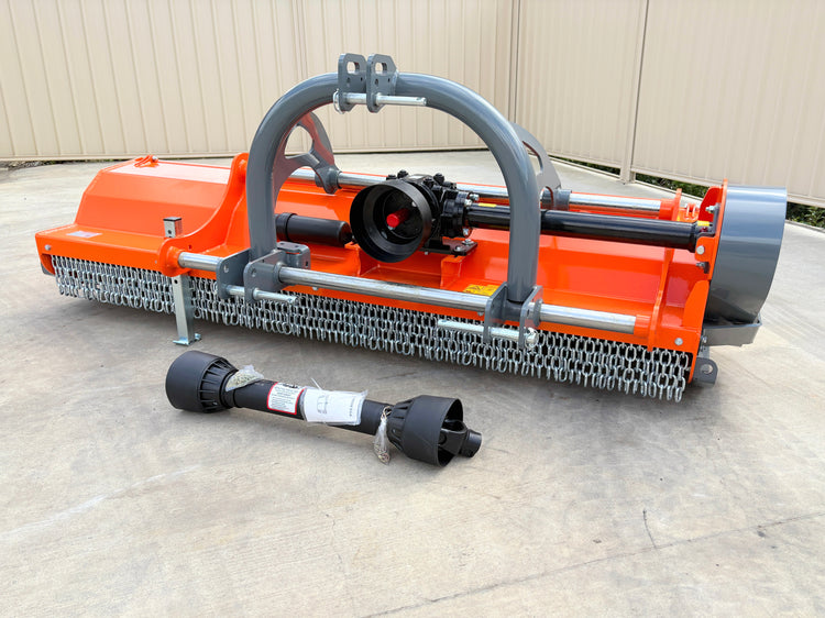 Menasor 220 Flail Mulching Mower Manual Side shift