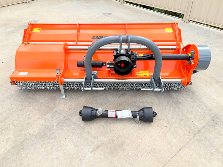 Menasor 220 Flail Mulching Mower Manual Side shift