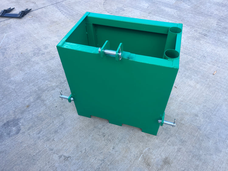 3 point linkage Ballast box Green