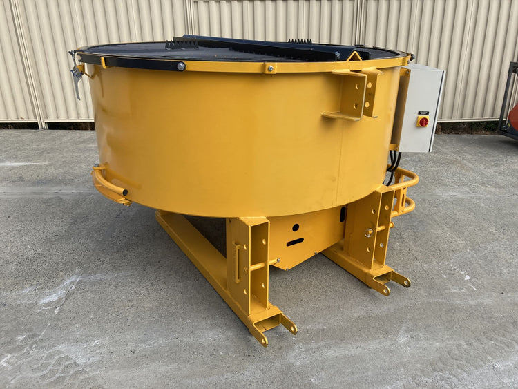 1200L Electric Pan Concrete Mixer Low set