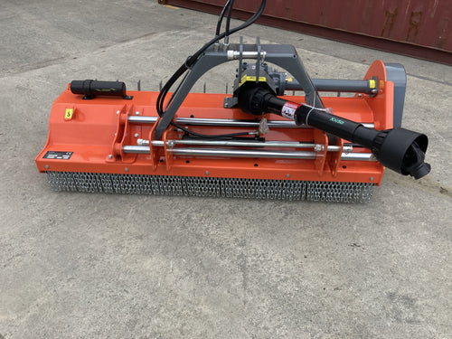 FUSJ 1.8 Flail Mower with Hydraulic Side shift and pruning rakes