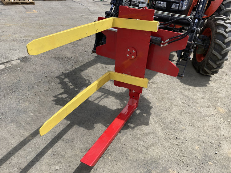 Rotating Pallet Forks Euro Hitch Box turner