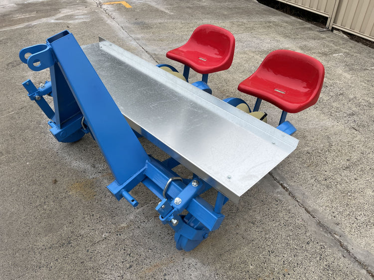 2 row Semi automatic seedling transplanter