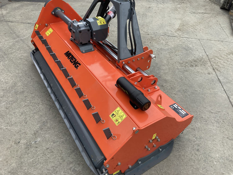 FUSJ 1.8 Flail Mower with Hydraulic Side shift and pruning rakes