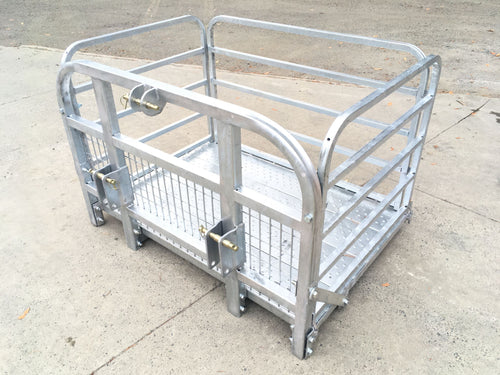 Carry All Transport Tray with cage and Towbar