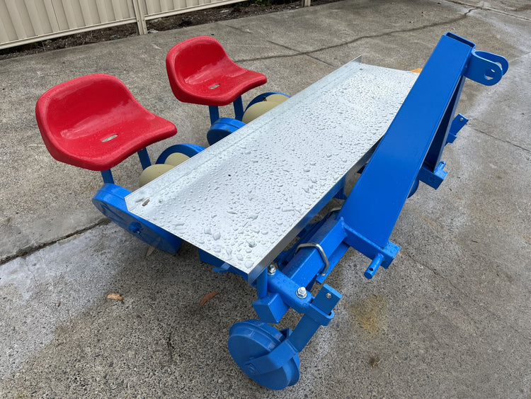 2 row Semi automatic seedling transplanter