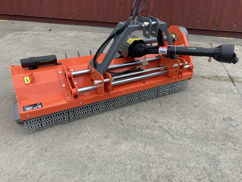 FUSJ 1.8 Flail Mower with Hydraulic Side shift and pruning rakes