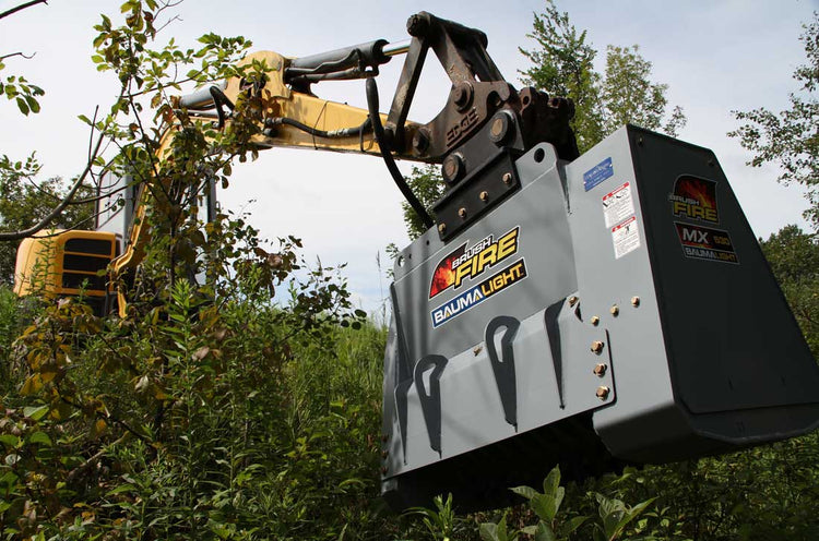 MX530  Fixed tooth  Mulcher 5-12 ton Excavator 30-75 LPM