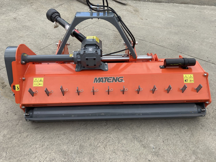 FUSJ 1.8 Flail Mower with Hydraulic Side shift and pruning rakes