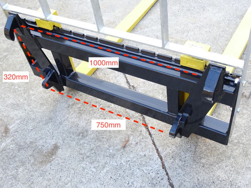 Euro Hitch pallet forks 2500kg