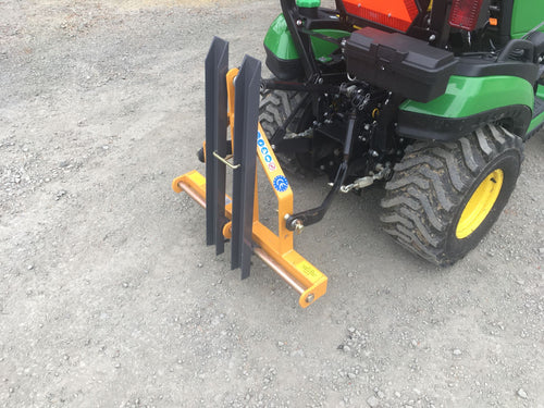 Novaquip 3 pt Adjustable Pallet Forks 300Kg