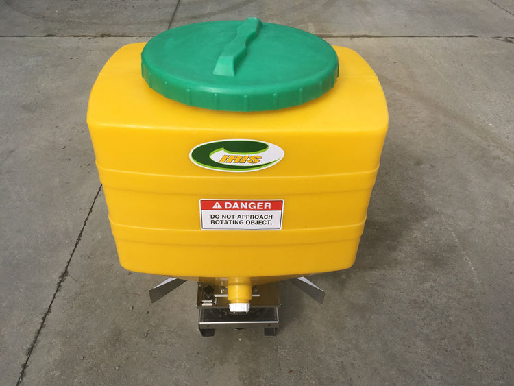 12V Fertiliser Spreader 180L with Speed + Flow remote controller