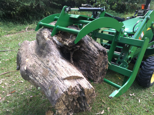 Brush grapple for John Deere Loader