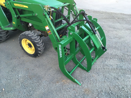 Brush grapple for John Deere Loader