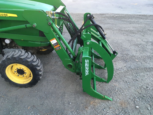 Brush grapple for John Deere Loader