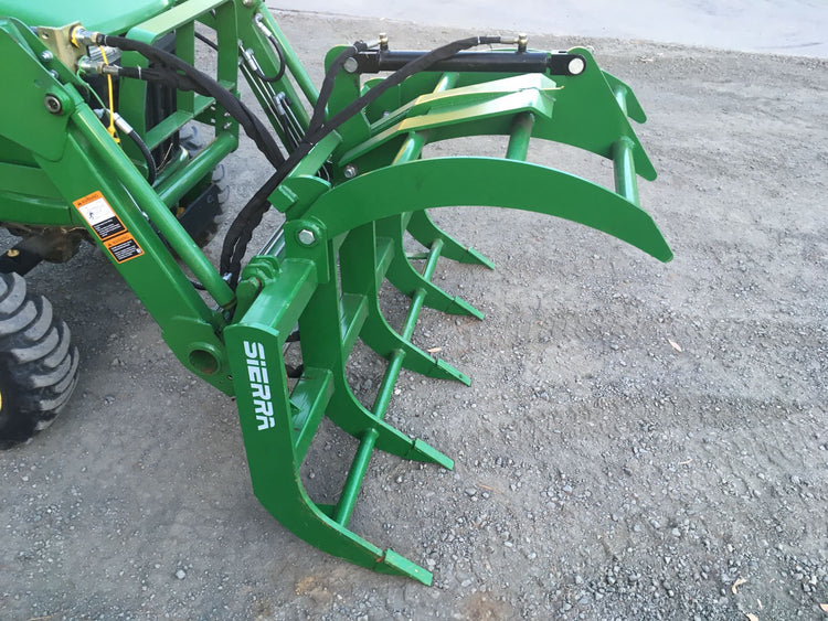 Brush grapple for John Deere Loader