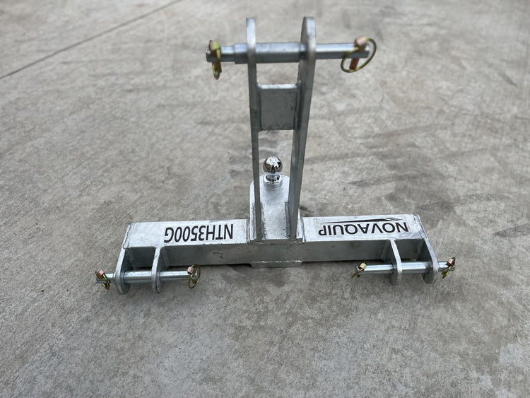 Novaquip 3 point linkage Towbar with Tow ball and Clevis hitch