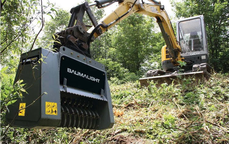 MX530  Fixed tooth  Mulcher 5-12 ton Excavator 30-75 LPM