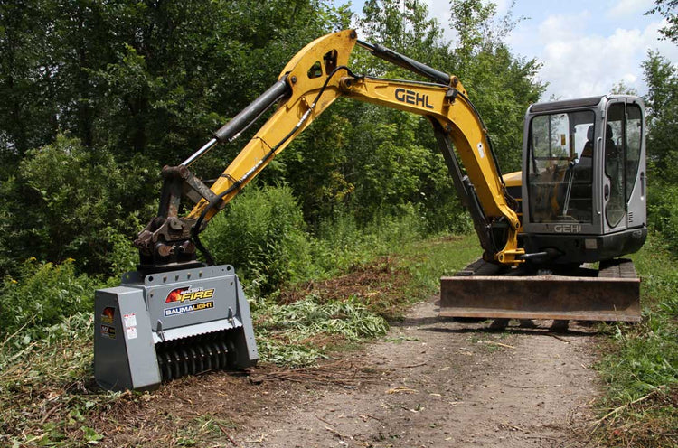 MX530  Fixed tooth  Mulcher 5-12 ton Excavator 30-75 LPM